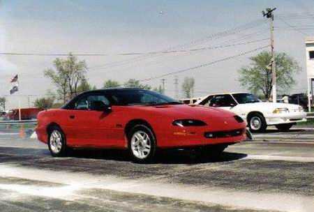 Detroit Dragway - Rick Rzepka At The Wheel Of The Camaro 